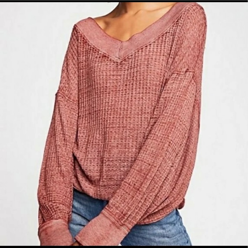 Free People Southside Thermal, color burnout size large